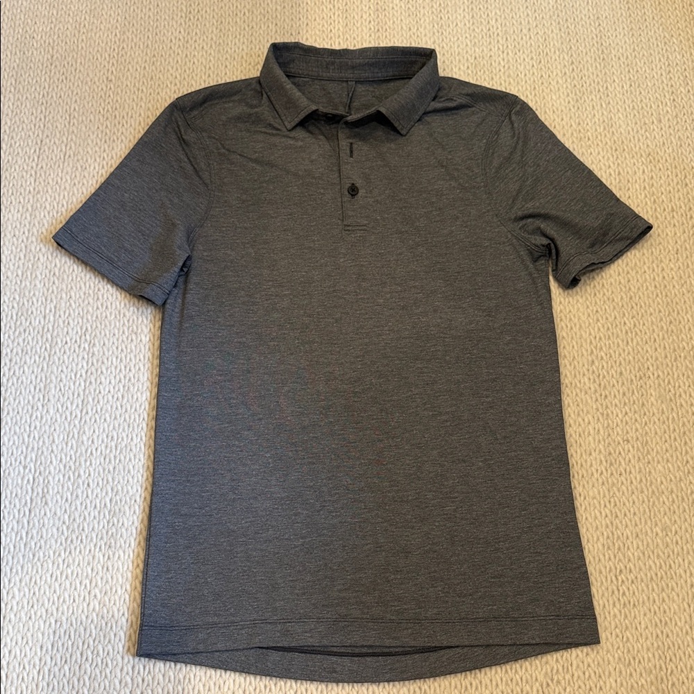 Lululemon Men's Gray Evolution Polo Shirt